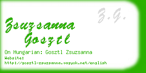 zsuzsanna gosztl business card